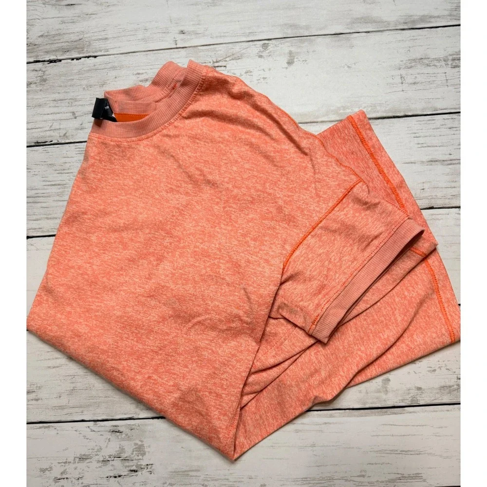 The North Face Womens Orange Space Dye Active T-Shirt Short Sleeve Small - Picture 6 of 10